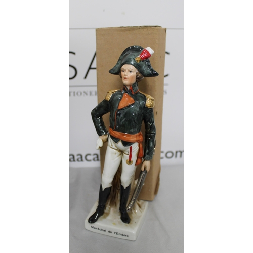 78 - 5 Boxed Saxony Military Figures French Inspired
Height 23cm
COLLECTION ONLY