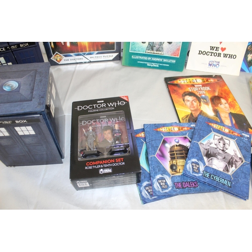 66 - A Large Quantity Doctor Who Collectable Items, Including Thirty years of A Time Lord