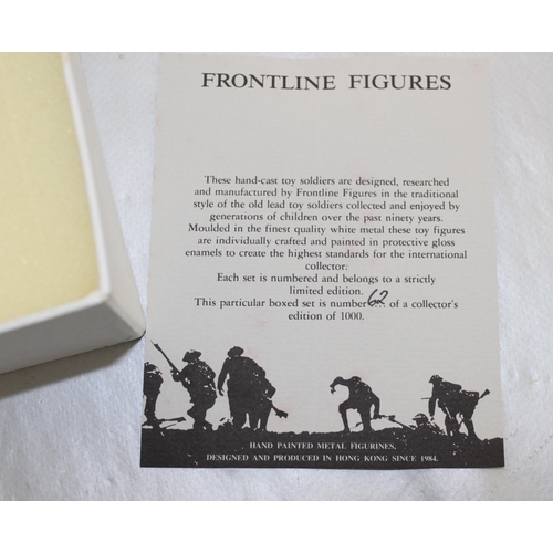 574 - Boxed Frontline Figurines No 62 Of A Collectors Edition Of 1000 
Dervishes Charging To Attack Set Tw... 