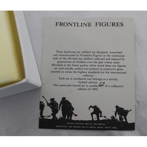 574 - Boxed Frontline Figurines No 62 Of A Collectors Edition Of 1000 
Dervishes Charging To Attack Set Tw... 