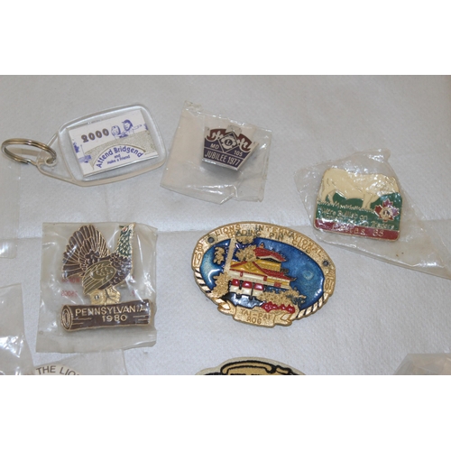 67 - Collectable Lions Club Memorabilia, International Badges