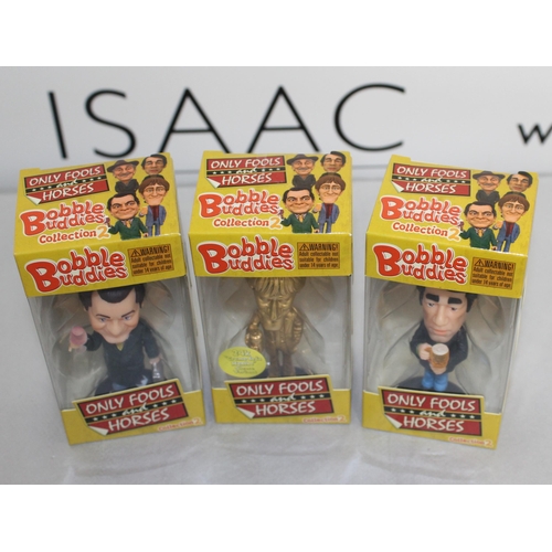 578 - 3 Boxed Only Fools And Horses Bobble Buddy'S
Including Gold Rodney