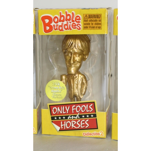 578 - 3 Boxed Only Fools And Horses Bobble Buddy'S
Including Gold Rodney