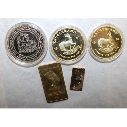 220 - Re-Strike Selection Of Coins / Bars - Not Gold