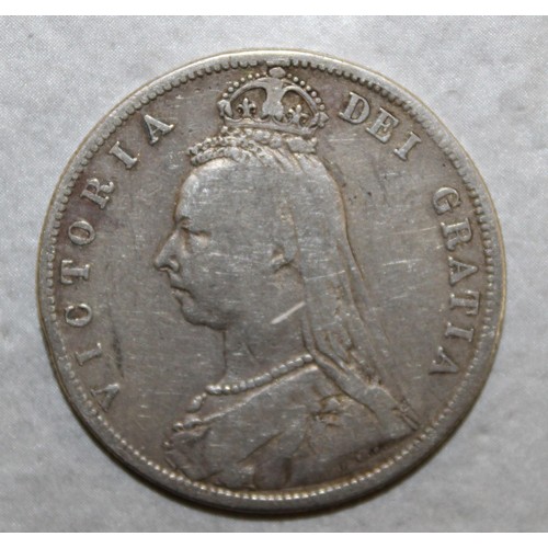 221 - 1887 Half Crown Coin