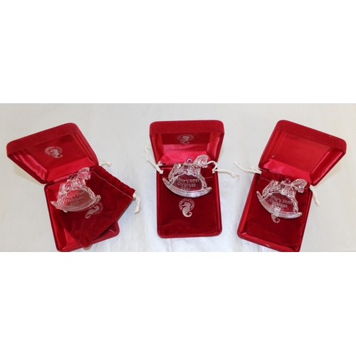 17 - Three Boxed Waterford Crystal 