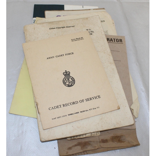 206 - Military Ephemera In A Box