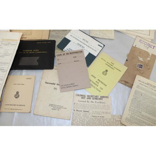 206 - Military Ephemera In A Box