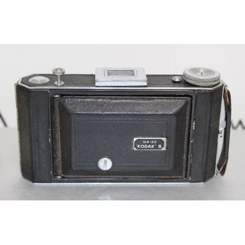 21 - 'Kodak' B Six-20 Camera With Original Receipt 1954 Untested