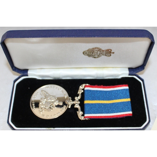 222 - Boxed National Service Medal No 86462