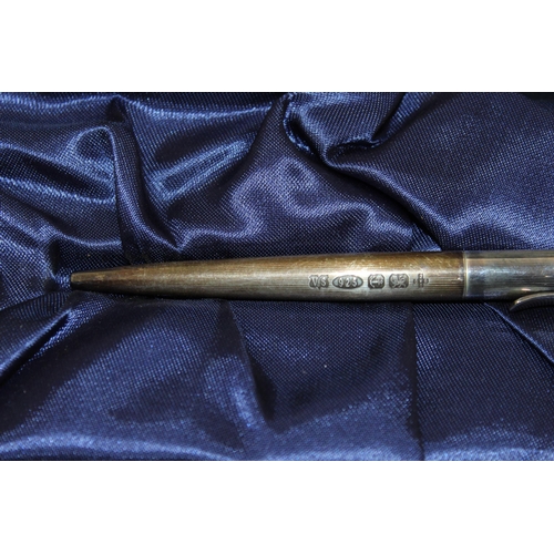 418 - Boxed Royal Mail Silver Hallmarked Ball Point Pen