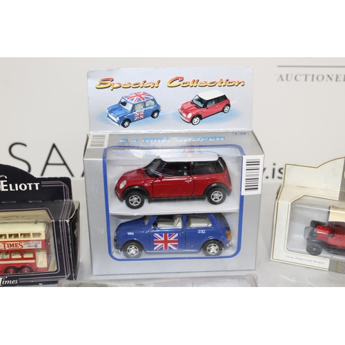 646 - 7 Boxed/Cased Vehicles Including Goldfinger 007 Aston Martin DB5