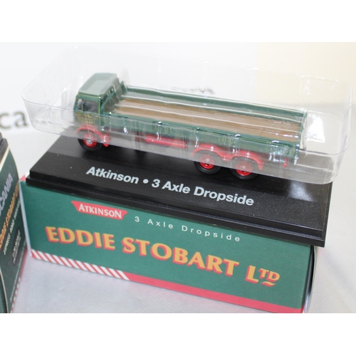 652 - 4 x Boxed (1 Sealed) Eddie Stobbart Trucks
Including Isabelle