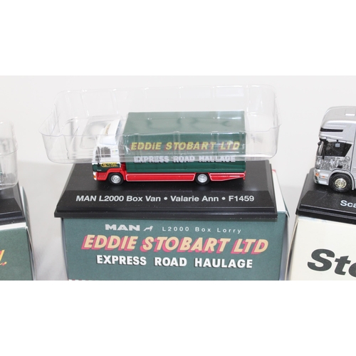 656 - 4 x Boxed Eddie Stobart Collection Vehicles