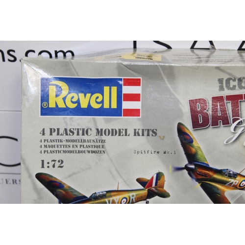 658 - New In Box Revell Icons Of Aviation Battle Of Britain Gift Set 4 Plastic Model Kits