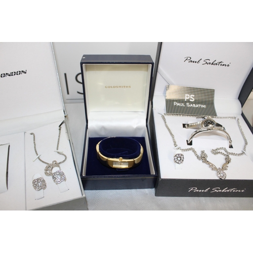 572 - Four Boxed Watches Two Including Matching Jewellery Items
Untested
All Proceeds Go To Charity