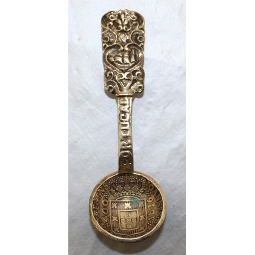 439 - Vintage Souvenir Spoon Collectable Silver 917 Portugal 1816 400 Reis Coin
All Proceeds Go To Charity