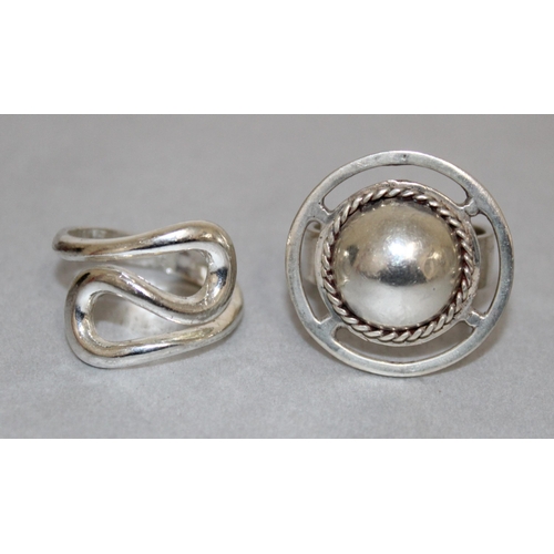 440 - Five Silver Rings In A Box 
Sizes As Shown In Picture-O, 0(Adjustable) M, X, M
All Proceeds Go To Ch... 