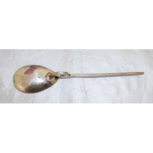 448 - Silver Hallmarked Cochlearium Shellfish Spoon