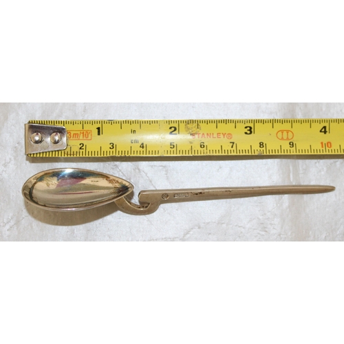 448 - Silver Hallmarked Cochlearium Shellfish Spoon