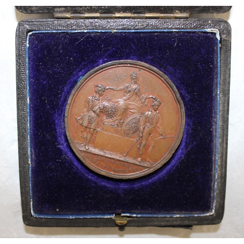 123 - Boxed Highland And Agricultural Society Of Scotland Medal