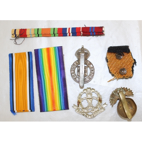 207 - A Selection Of Badges And Ribbons