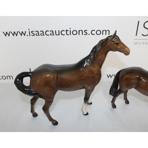 46 - 2 x Beswick Horses
Tallest 21.5cm
COLLECTION ONLY