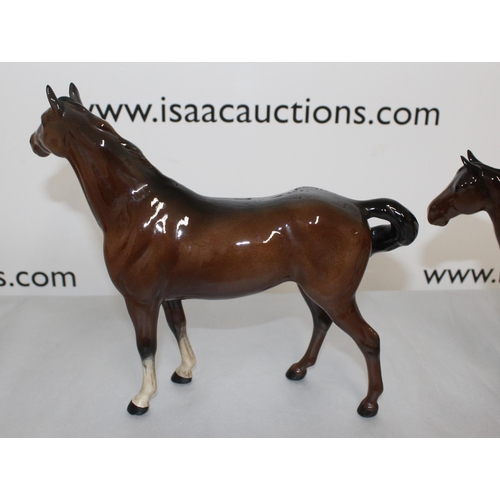 46 - 2 x Beswick Horses
Tallest 21.5cm
COLLECTION ONLY