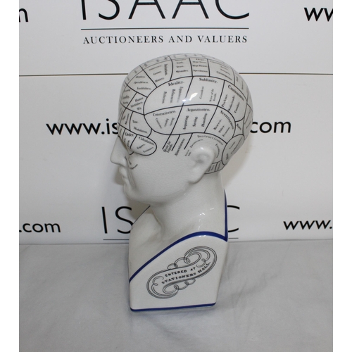 47 - Phrenology Head By L N Fowler
Height 29cm
COLLECTION ONLY