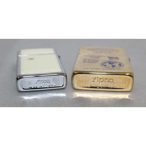 618 - Two Boxed Zippo Lighters Untested