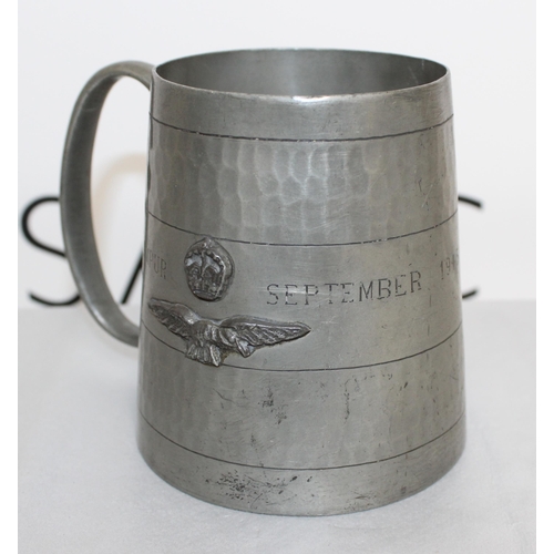 202 - 154 S.P. R.A.F KUALALUMPUR SEPTEMBER 1945 PEWTER Tanker