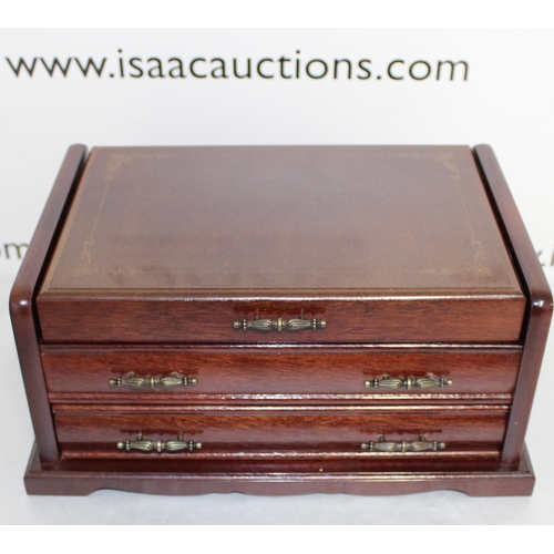 385 - Jewellery Box Containing Jewellery Including Silver Items