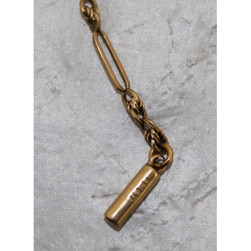 530 - Stamped 9ct Gold Broken Chain Weight-4.59g