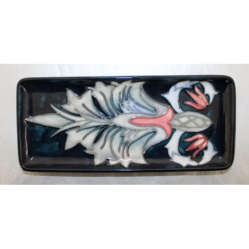 51 - A Modern Moorcroft Limited Edition Thistle Pin Dish 1995 
Length-20cm
COLLECTION ONLY