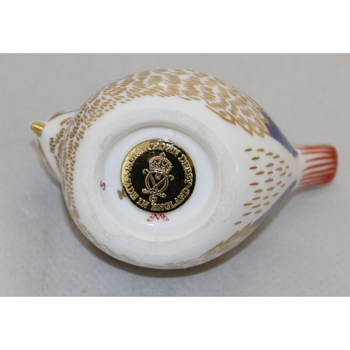 53 - Royal Crown Derby Bone China Goldcrest Paperweight With Gold Stopper
COLLECTION ONLY