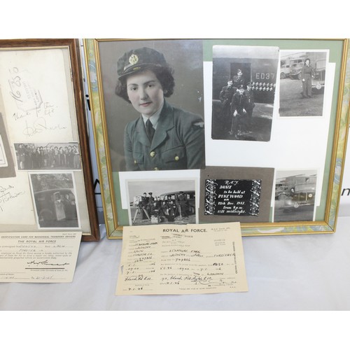 203 - Collection Of Royal Air Force Transport Driver L Forster. Includes Pictures, Paperwork and Signature... 