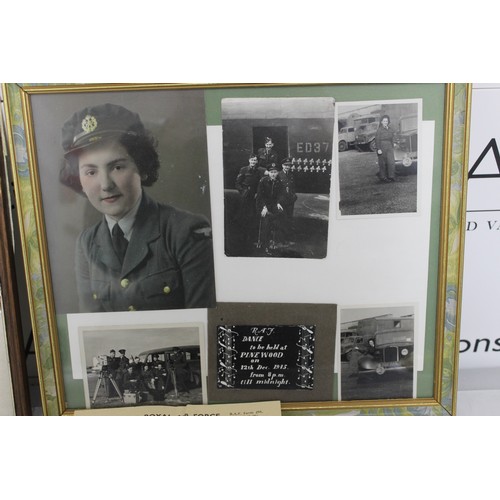 203 - Collection Of Royal Air Force Transport Driver L Forster. Includes Pictures, Paperwork and Signature... 