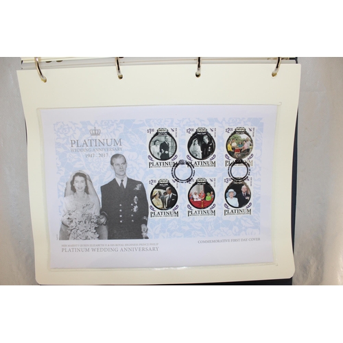 279 - The Platinnum Wedding Anniversary First Day Cover Collection