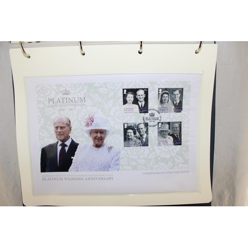 279 - The Platinnum Wedding Anniversary First Day Cover Collection