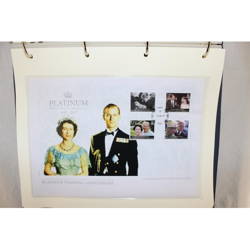 279 - The Platinnum Wedding Anniversary First Day Cover Collection