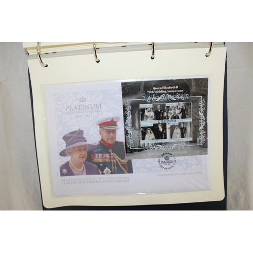 279 - The Platinnum Wedding Anniversary First Day Cover Collection