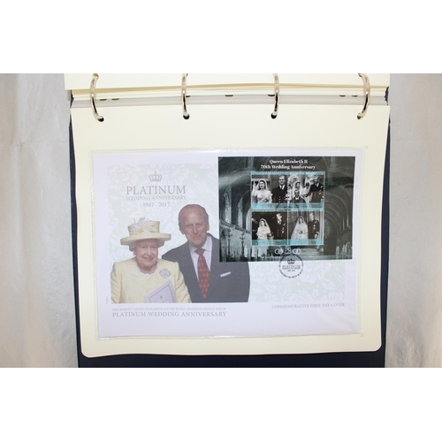 279 - The Platinnum Wedding Anniversary First Day Cover Collection