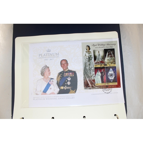 279 - The Platinnum Wedding Anniversary First Day Cover Collection