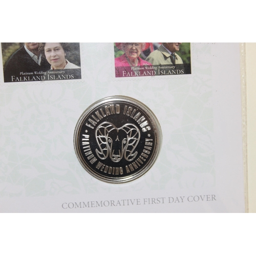 279 - The Platinnum Wedding Anniversary First Day Cover Collection