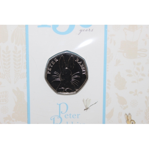 289 - 2016 Peter Rabbit Beatrix Potter 50p Brilliant Uncirculated 50p Sealed Pack