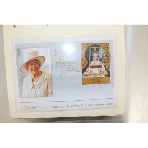 300 - 2 x Albums Of Queen Elizabeth II First Day Cover Collection