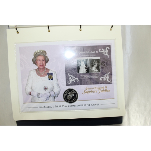 300 - 2 x Albums Of Queen Elizabeth II First Day Cover Collection