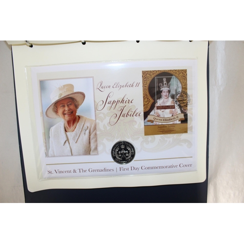 300 - 2 x Albums Of Queen Elizabeth II First Day Cover Collection