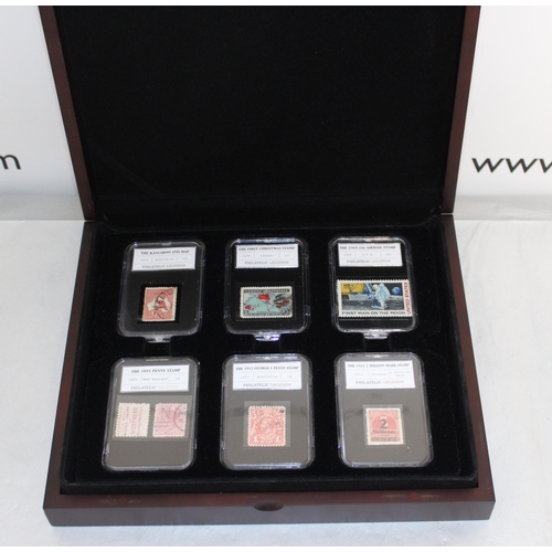 363 - Philatelic 12 x Worldwide Slab Stamps