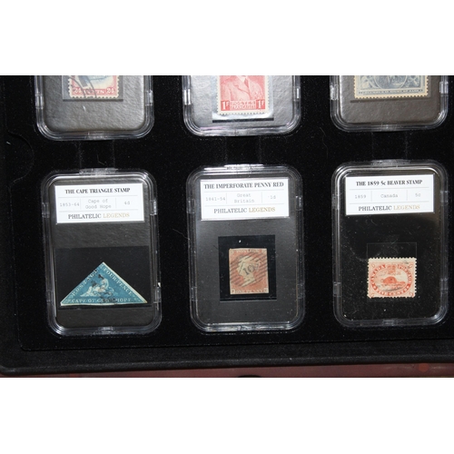 363 - Philatelic 12 x Worldwide Slab Stamps